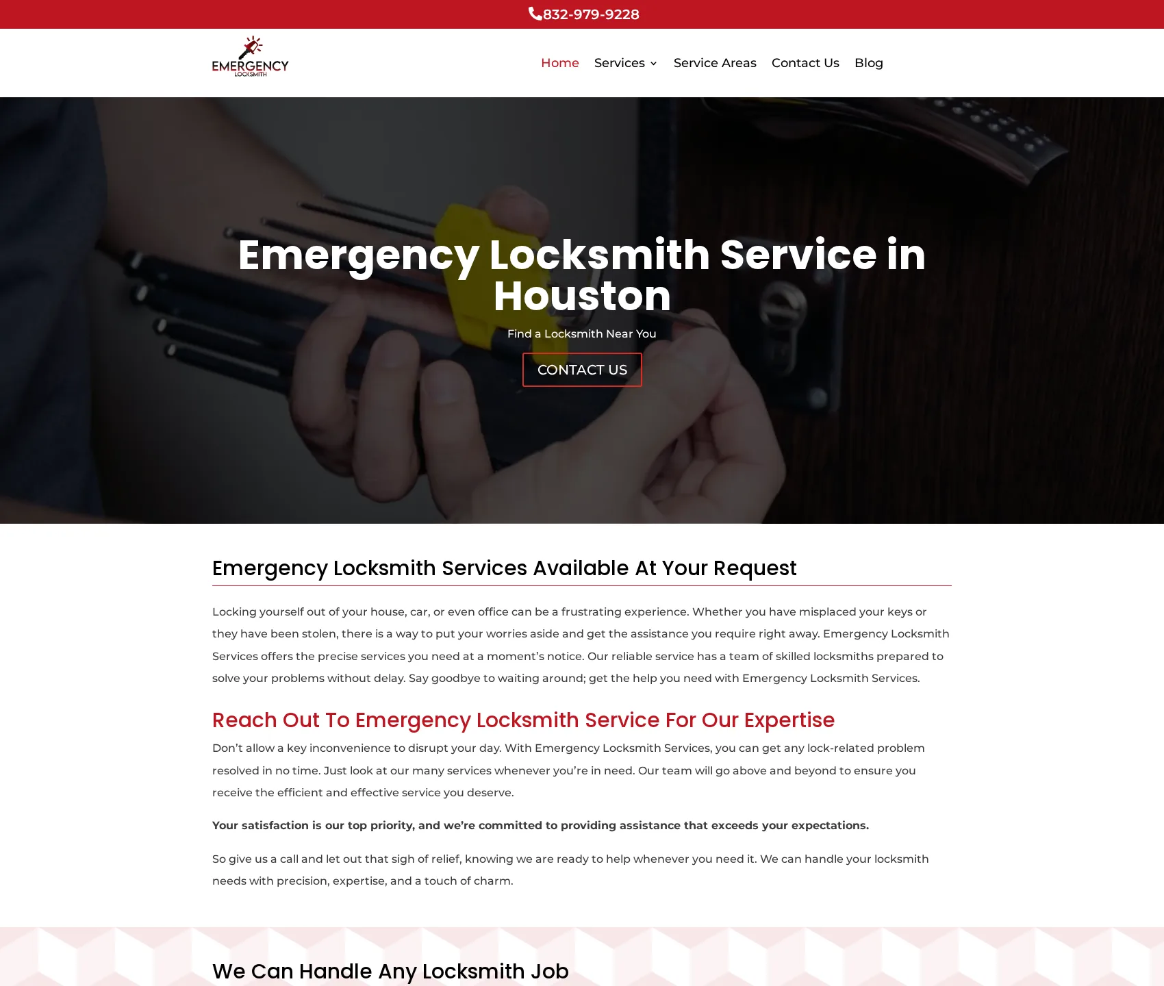 Desktop screenshot of Emergency Locksmith Services