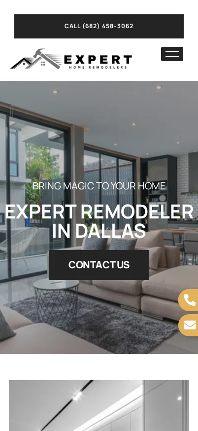 Mobile screenshot of Expert Home Remodelers