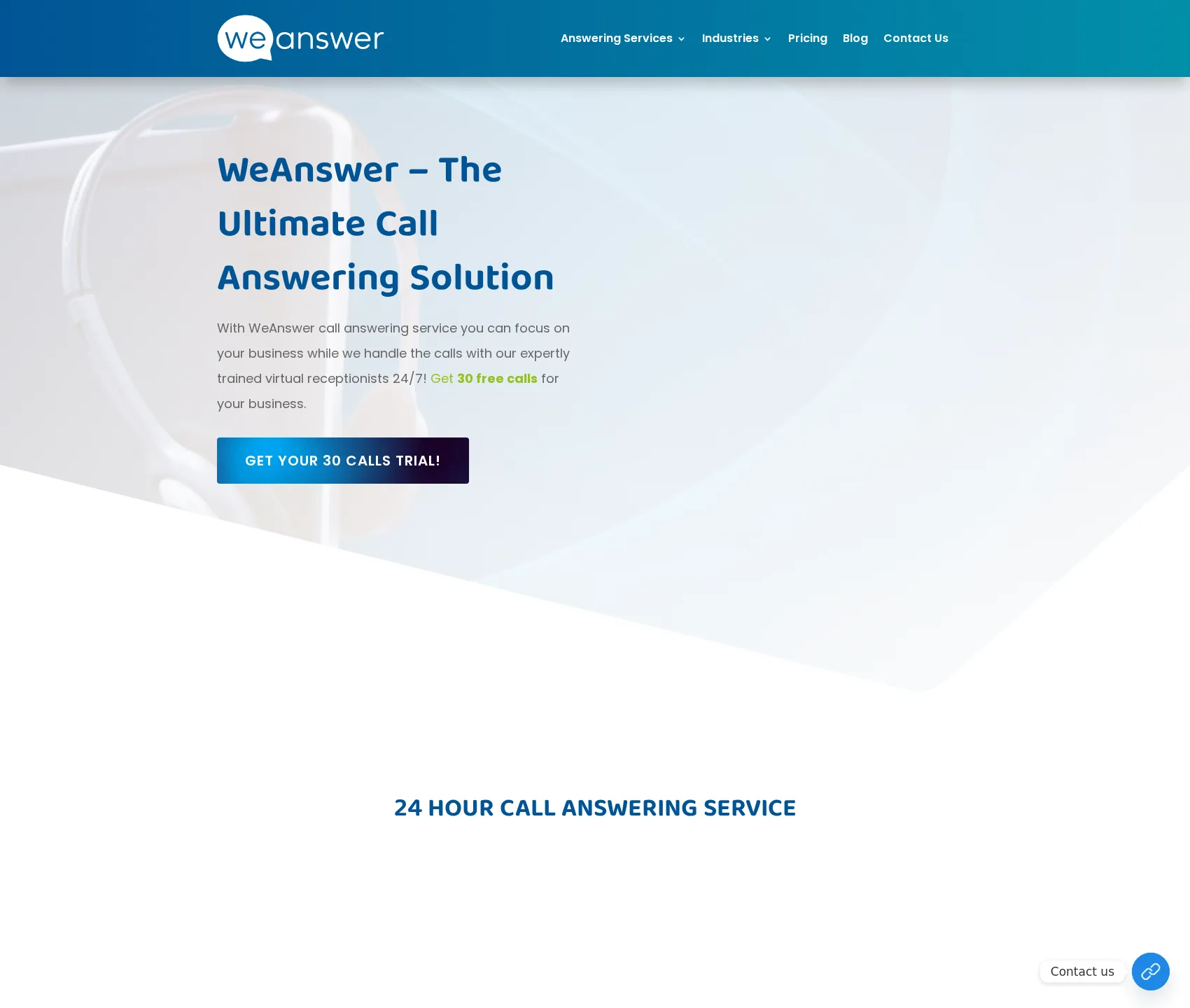 Desktop screenshot of WeAnswer